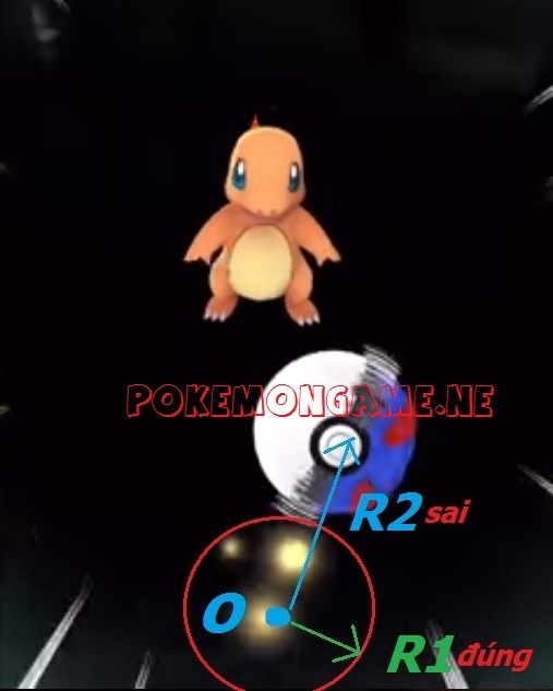 Cách ném bóng xoáy để bắt Pokemon