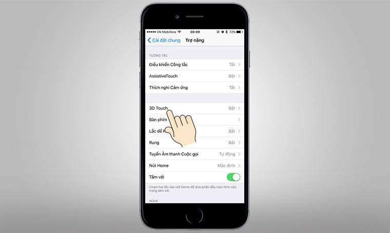 Hướng dẫn cài đặt thiết lập 3D Touch trên iPhone 6S và 6S Plus