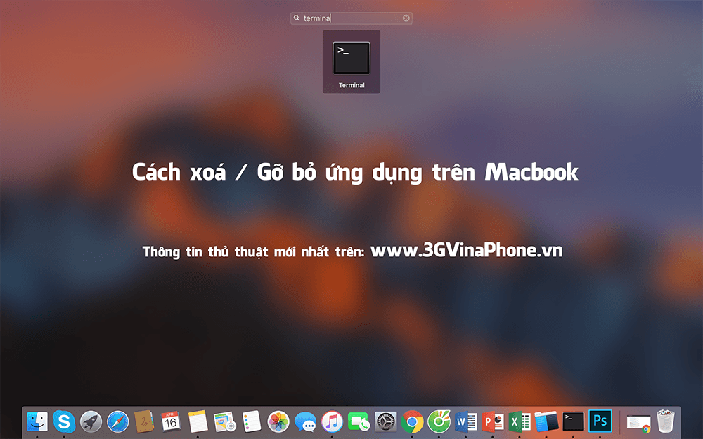  Cách xoá gỡ bỏ ứng dụng trên Mac OS X
