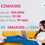 Đăng ký gói cước DMAX300 Vinaphone miễn phí 30GB data chỉ 300.000