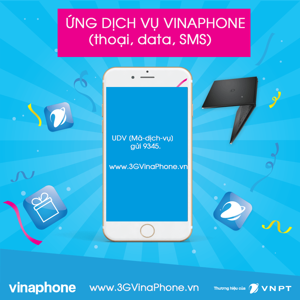 Ứng dịch vụ Vinaphone (tin nhắn, phút gọi, data) khi hết tiền