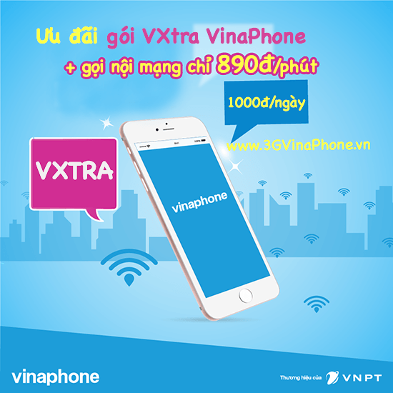 Đăng ký gói VXtra VinaPhone gọi nội mạng Giá Rẻ