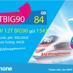 Đăng ký gói cước 12TBIG90 Vinaphone nhận 84GB data 12 tháng