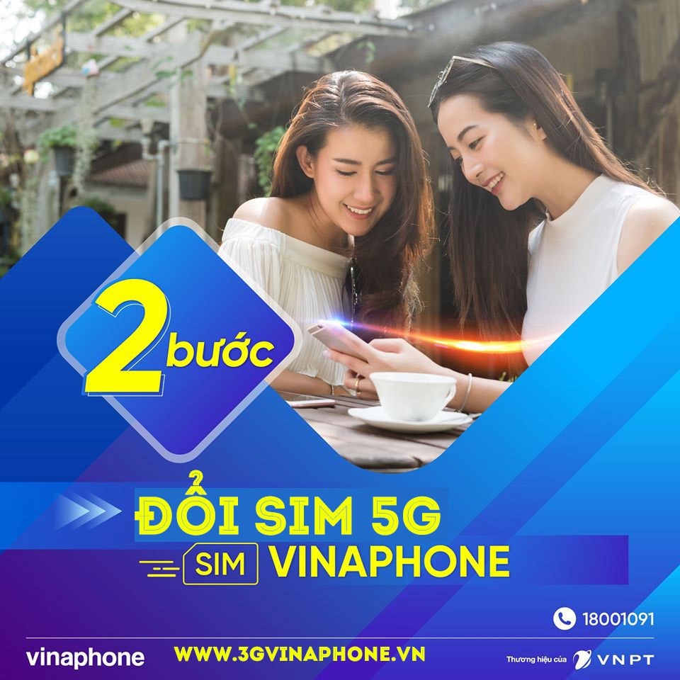 Cách đổi sim 5G Vinaphone miễn phí online tại nhà hoặc cửa hàng
