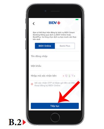 Cách đăng ký internet banking BIDV Online