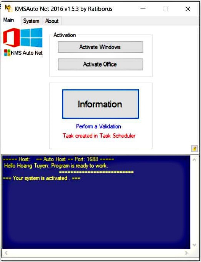 Hướng dẫn cách active Microsoft Office 2010 bằng KMSAuto Net và Activation Script 