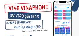 Đăng ký gói V149 Vinaphone Free 2000p nội mạng + 250p ngoại mạng